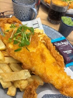Fish & Chips at Beach Rock Bistro, Sea Palling